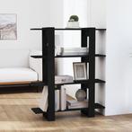 vidaXL Boekenkast/kamerscherm 100x30x123,5 cm zwart, Huis en Inrichting, Kasten | Boekenkasten, Verzenden, Nieuw