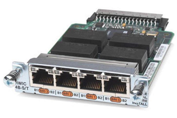 Cisco HWIC-4B-S/T - 4-port ISDN BRI High-Speed WAN Interface, Computers en Software, Netwerk switches, Zo goed als nieuw, Ophalen of Verzenden