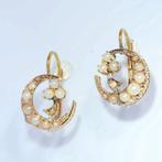 Oorbellen - 18 karaat Geel goud - Parel - Vintage antiek, Nieuw