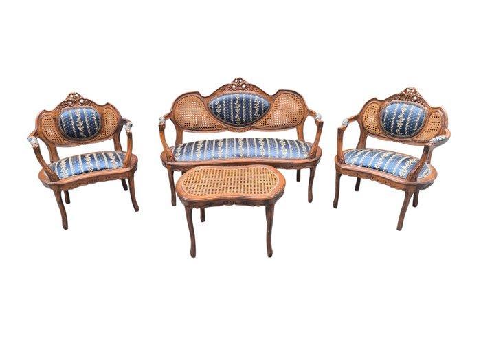 Sofa (4) - Hout, Textiel, Antiek en Kunst, Antiek | Overige Antiek