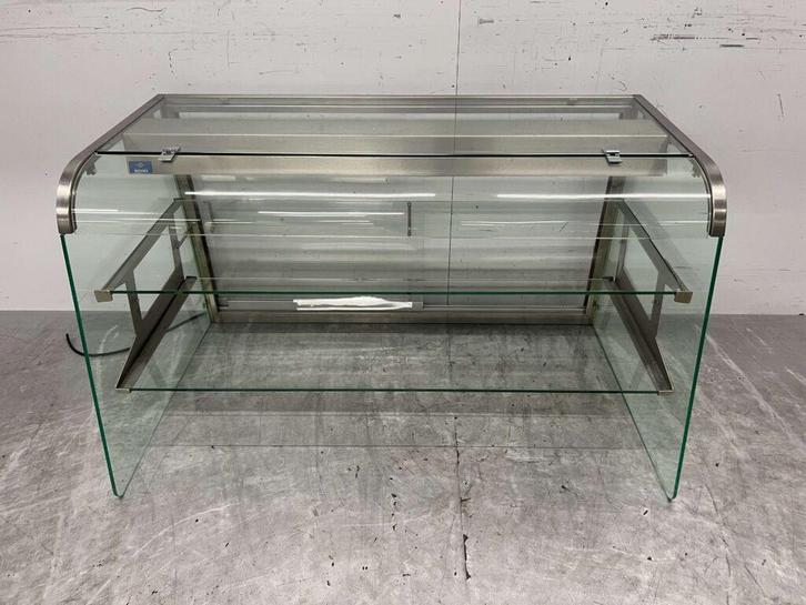 Glazen kap Buffet glas met verlichting 122 cm 230V Horeca, Articles professionnels, Horeca | Autre, Enlèvement ou Envoi
