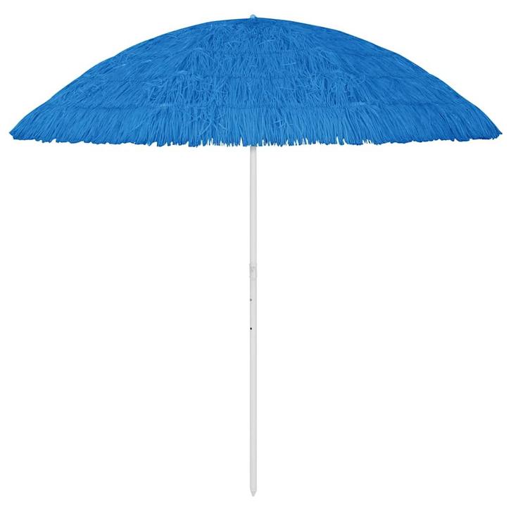 vidaXL Strandparasol Hawaï 300 cm blauw, Tuin en Terras, Parasols, Nieuw, Verzenden