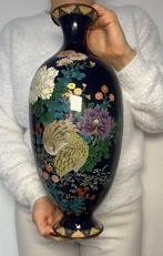 Vaas - Emaille, Koper, Zilver - Japan - Meiji periode, Antiek en Kunst