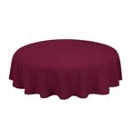 Nappe de Table Ronde Maroon 230cm Ø - Treb SP, Nieuw, Verzenden, Overige kleuren