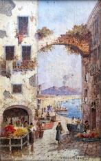 Ettore Gianni(XIX -XX) - Scorcio di Napoli