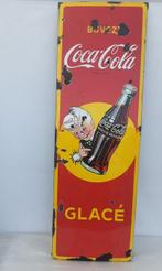 Coca Cola - Reclamebord - Emaille, Antiek en Kunst