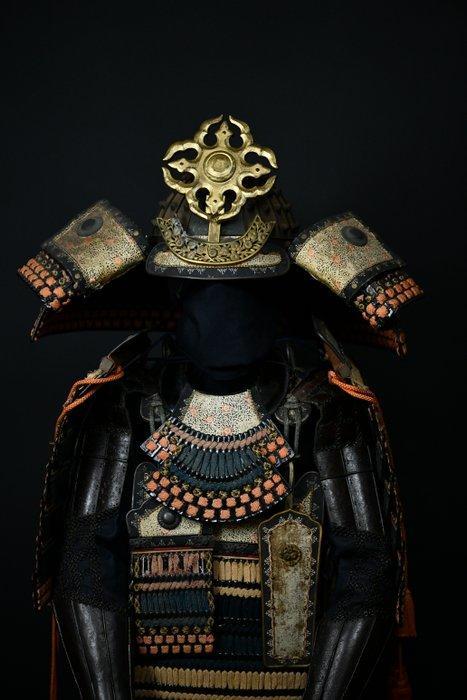 Yoroi volzet Samurai-harnas - Koper, Zijde, ijzer - Japan -, Antiek en Kunst, Antiek | Overige Antiek