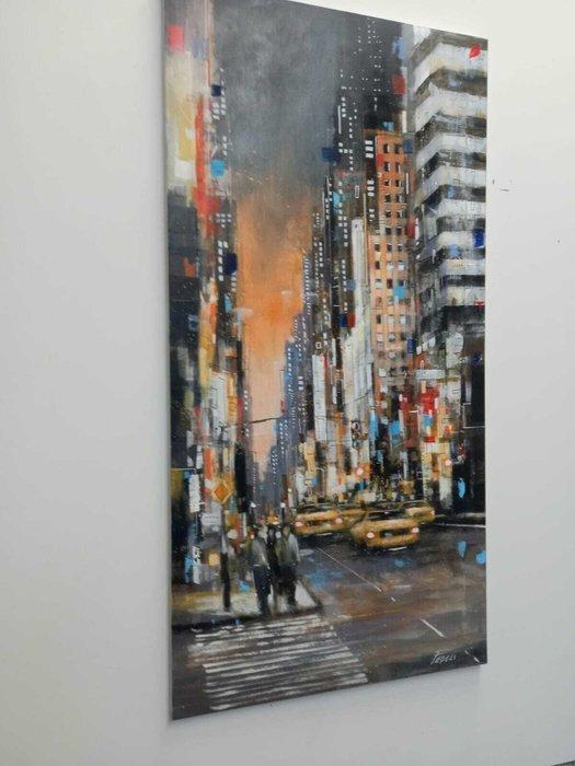 Paolo Fedeli - Verso sera, Antiek en Kunst, Kunst | Schilderijen | Modern