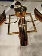 Lustre - ère spatiale - Laiton laqué - Lampadaire années 70