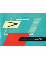 1963 SIMCA 1000 CARNET SERVICE FRANS