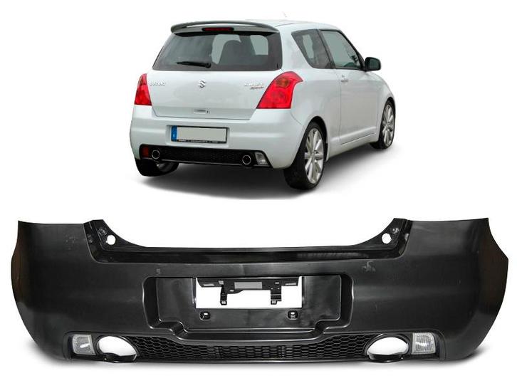 Carnamics Achterbumper | Suzuki Swift 05-10 3-d | OEM-Style, Auto-onderdelen, Carrosserie, Nieuw, Verzenden