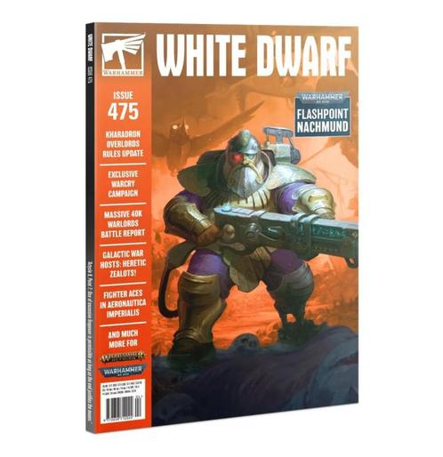 White Dwarf Issue 475- April 2022 (Warhammer nieuw), Hobby & Loisirs créatifs, Wargaming, Enlèvement ou Envoi