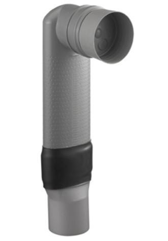 PVC ruimtebesparende verloopbocht Vario verticaal 90/90 No:, Doe-het-zelf en Bouw, Buizen en Afvoer, Ophalen of Verzenden