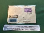 Envelop - Vlucht 1e Noord-Amerika Fahrt 1936, Postzegels en Munten, Gestempeld