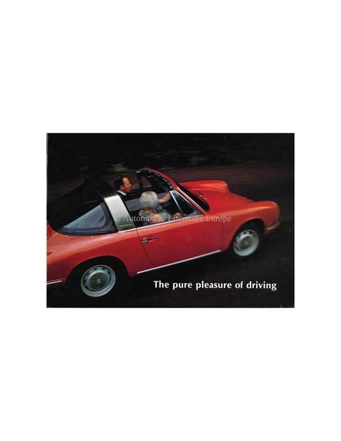 1968 PORSCHE 911 / 912 BROCHURE ENGELS (USA), Livres, Autos | Brochures & Magazines, Enlèvement ou Envoi