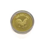 Singapore. 500 Dollars 1981 Year of the Rooster, Postzegels en Munten