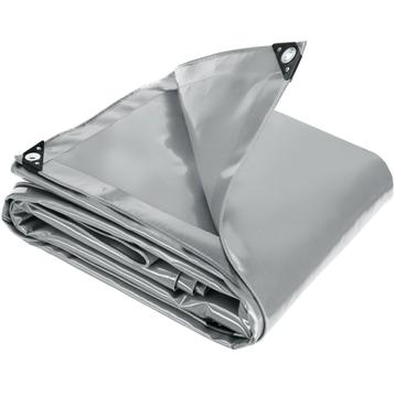 tectake Afdekzeil, waterdicht grijs - 3 x 6 m beschikbaar voor biedingen