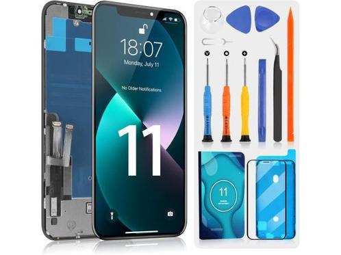Veiling - iPhone 11 LCD Scherm Vervanging met Reparatieset, Telecommunicatie, Mobiele telefoons | Apple iPhone