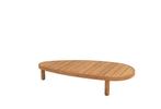 4 Seasons Outdoor Finn teak loungetafel met kiezelvormig, Tuin en Terras, Tuinsets en Loungesets, Nieuw