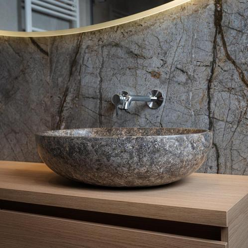 Waskom Loutro Elleni T Rechthoek 57x40.5x13.5 cm Marmer, Doe-het-zelf en Bouw, Sanitair, Overige typen, Nieuw, Ophalen of Verzenden