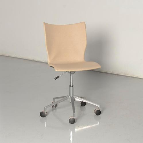 Casala Onyx IV design vergaderstoel, beige, verrijdbaar, Huis en Inrichting, Stoelen, Gebruikt, Ophalen of Verzenden