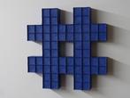 Hans Meeuwsen - Reliëf, 2026 - 5 Indisch blauwe hashtag XL