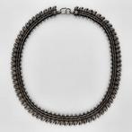 Zilver - Halsketting, Antiquités & Art