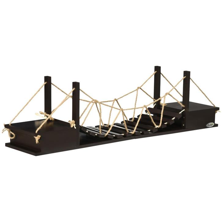 Krabmeubel – Klimmuur - Wandplank – Bruin, Dieren en Toebehoren, Katten-accessoires, Nieuw, Ophalen of Verzenden