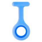 Fako® - Verpleegstershorloge - Siliconen Hoesje - Lichtblauw, Handtassen en Accessoires, Nieuw, Verzenden