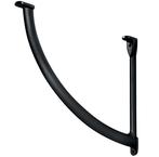Plankdrager Console ARC 190x175 mm zwart, Huis en Inrichting, Nieuw, Overige materialen