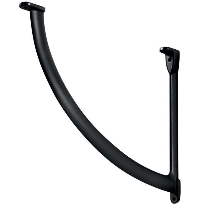 Plankdrager Console ARC 190x175 mm zwart, Huis en Inrichting, Kasten | Wandmeubels, Nieuw, Overige materialen