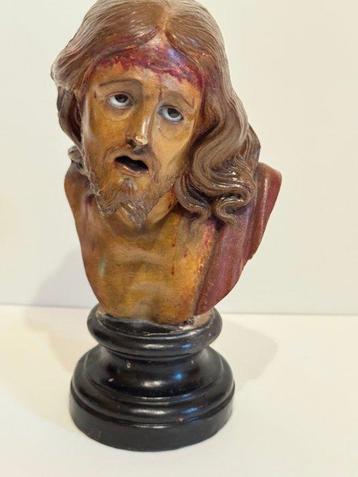 Sculpture, Passione del Cristo dettaglio testa con occhi