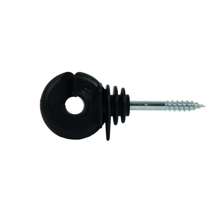 Gallagher promopack schroef-ringisolator zwart (100), Dieren en Toebehoren, Stalling en Weidegang