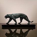 Max le Verrier - sculptuur, Baghera - 15.6 cm - Legering