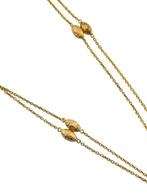 Halsketting - 18 karaat Geel goud, 18K Geelgouden Ketting, Handtassen en Accessoires, Kettingen, Nieuw