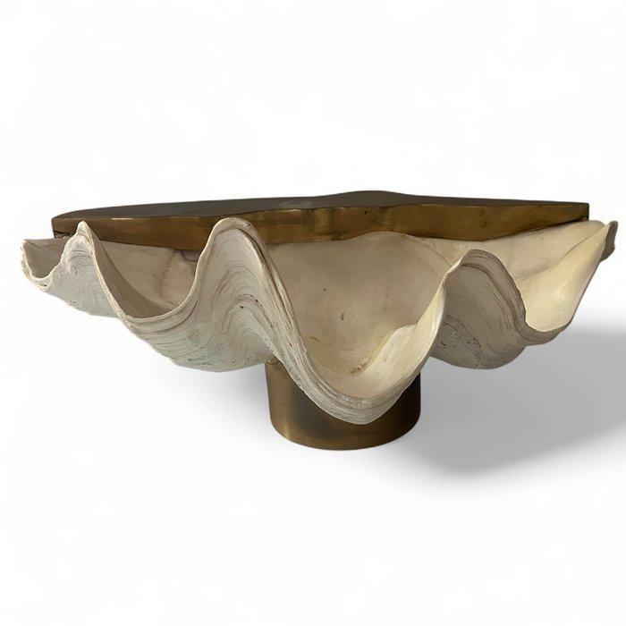 Doopvontschelp Zeeschelp - Tridacna gigas - with proof of, Verzamelen, Dierenverzamelingen