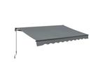 Veiling - Zonnescherm / Luifel - 250 x 200 cm - Grijs, Tuin en Terras, Zonneschermen, Nieuw