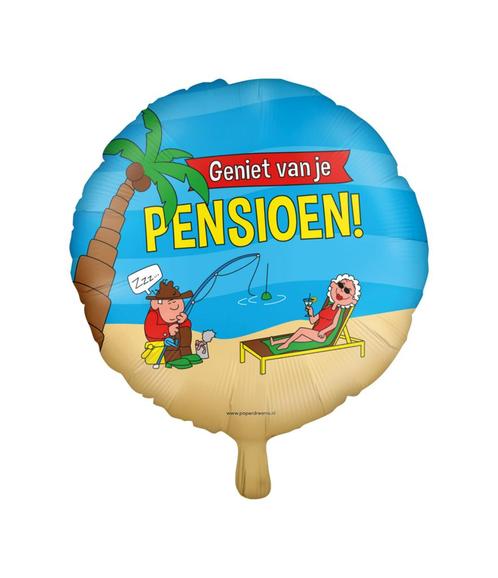 Helium Ballon Pensioen Cartoon Leeg 30cm, Hobby & Loisirs créatifs, Articles de fête, Envoi