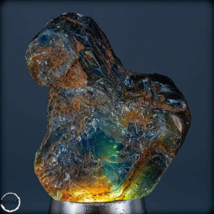 Natuurlijk grote koningsblauwe kleur saffierkristal 47,95, Verzamelen, Mineralen en Fossielen