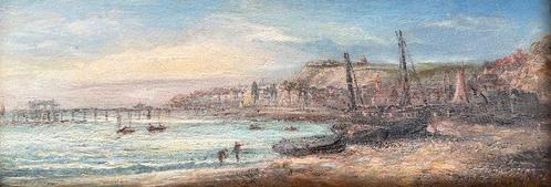 William Adolphus Knell (1805-1875) - Blick über den Strand, Antiek en Kunst, Kunst | Schilderijen | Klassiek