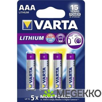 1x4 Varta Lithium Micro AAA LR 03 beschikbaar voor biedingen
