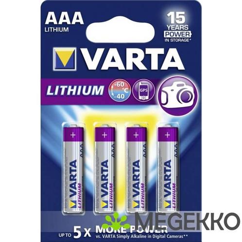 1x4 Varta Lithium Micro AAA LR 03, Computers en Software, Accu's en Batterijen, Nieuw, Verzenden