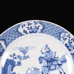 Schotel - Coupe à décor bleu et blanc dune scène de chasse