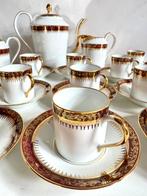 LIMOGES,  Liseré Or et Bordeaux, Luxe - ARNAUD de VIGNAUD, Antiek en Kunst