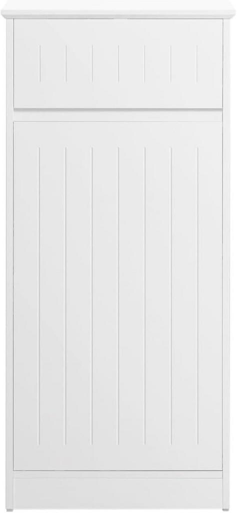 2dekans | SoBuy - Laundry Cabinet - 40 x 39 x 86 cm - Wit, Huis en Inrichting, Badkamer | Badkamermeubels, Ophalen of Verzenden