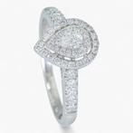 Zonder minimumprijs - Ring - 14 karaat IGI, Witgoud -, Handtassen en Accessoires, Ringen, Nieuw