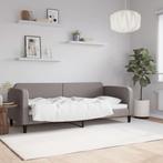 vidaXL Slaapbank 80x200 cm stof taupe, Huis en Inrichting, Slaapkamer | Bedden, Verzenden, Nieuw