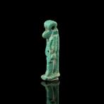 Oude Egypte, late periode Faience Amulet, Toth als man met