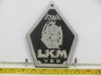 EisenbahnSchild LOWA LKM VEB (Spoorwegen 1:1), Ophalen of Verzenden, Nieuw, Overige typen