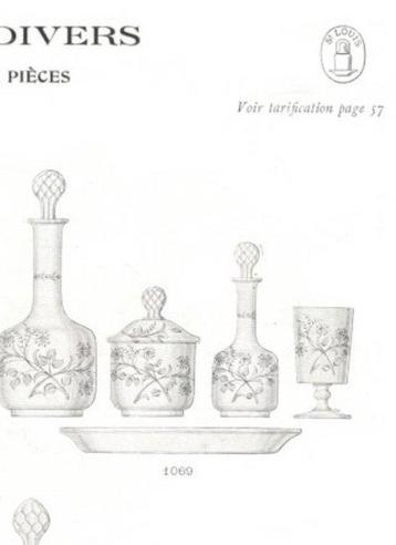 Baccarat, Saint Louis - Pot à gingembre (2) - Cristal, Antiquités & Art